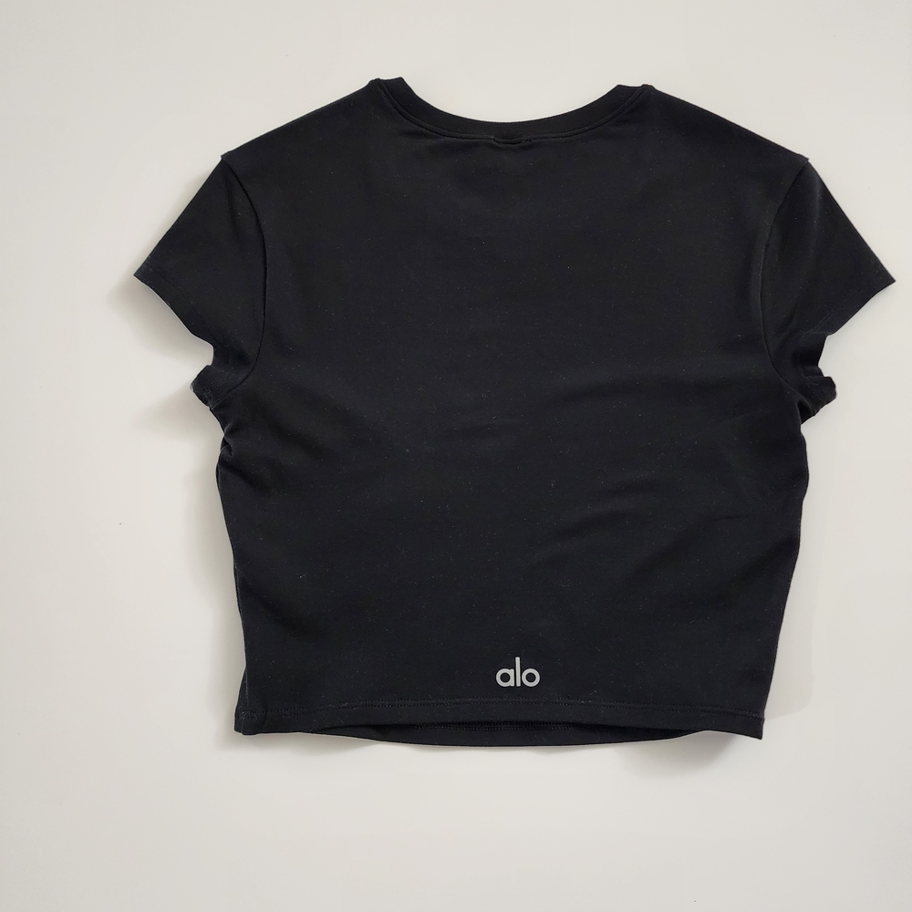 ALO Yoga Alosoft Crop Finesse Short Sleeve - Picture 5 of 8